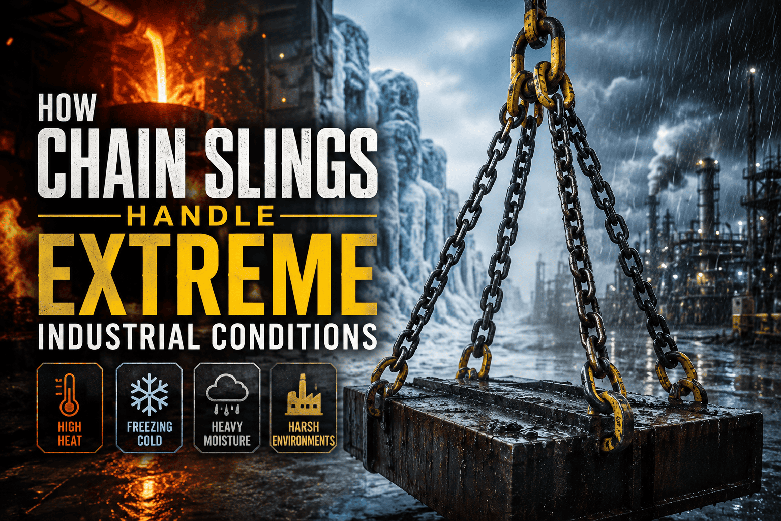 How Chain Slings Handle Extreme Industrial Conditions